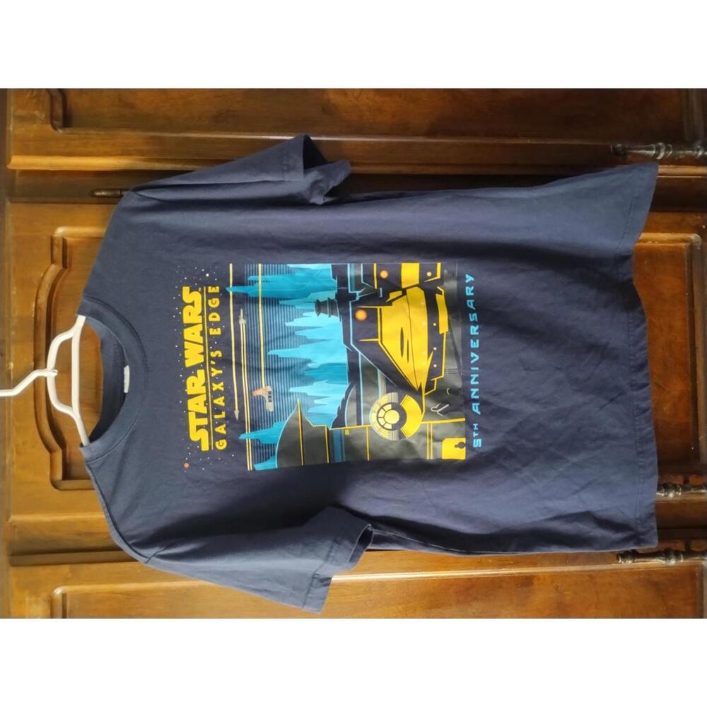 Disney Parks Star Wars Galaxy’s the Edge 5th Anniversary Shirt Size M‎